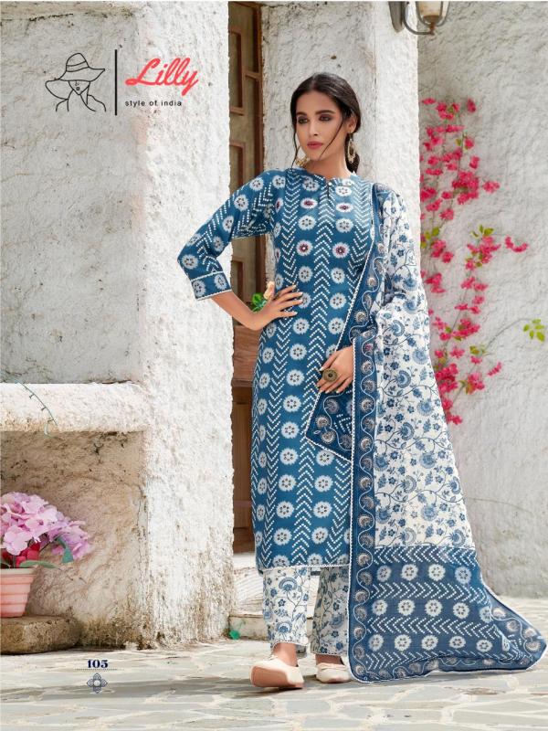 Lilly Sakira Designer Cotton Printed Readymade Salwar